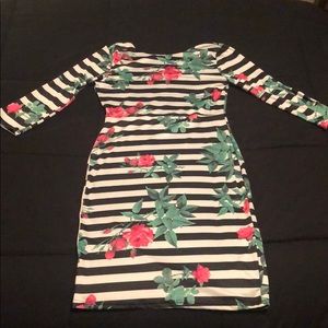 Back out floral dress